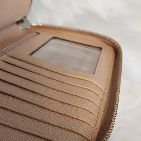 Michael Kors Beige Leather Wristlet - Picture 10 of 12